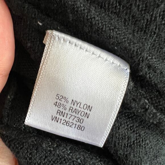 Black Ruffle Cardigan Y2K 2000s Retro Indie Sleaze Gothic Grunge XL - Picture 5 of 8